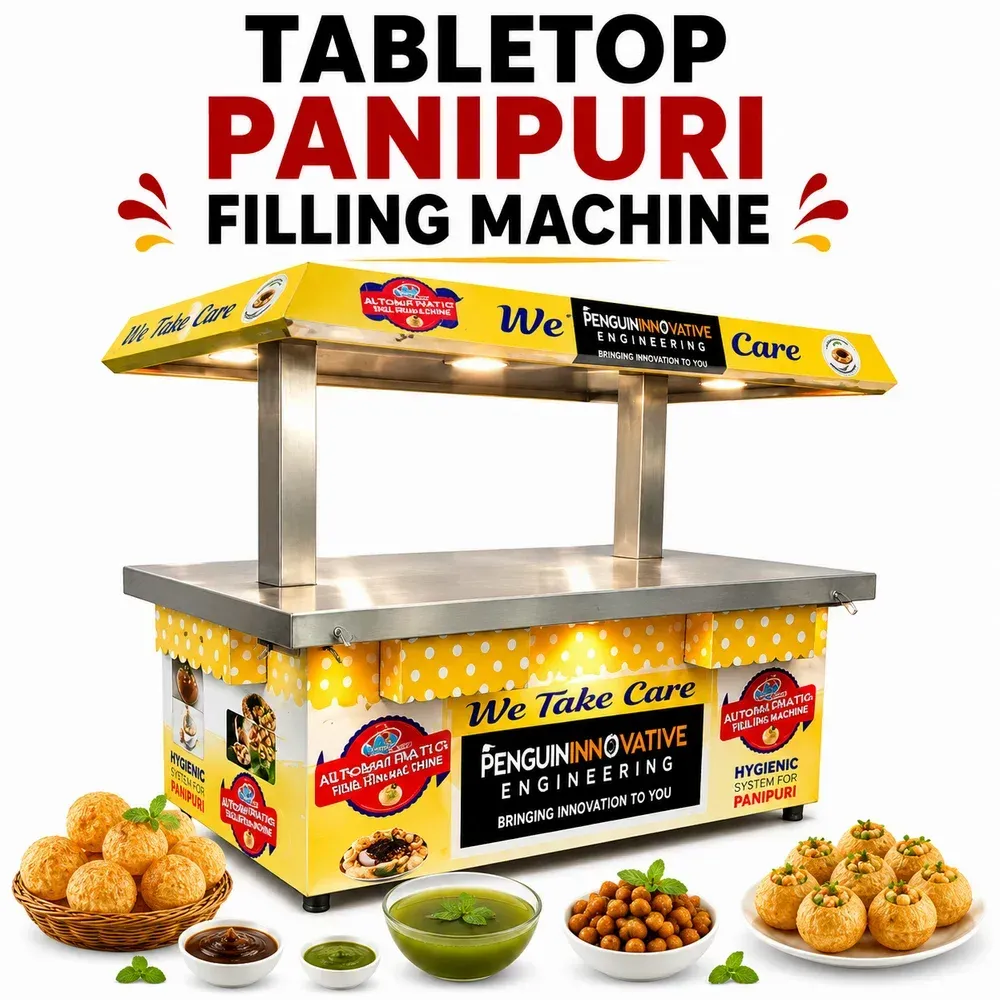 12 Nozzle Table Top panipuri Filling Machine