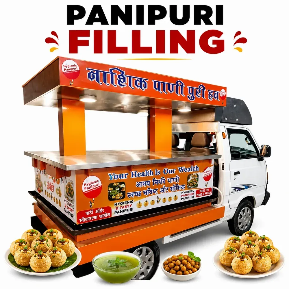 18 Nozzle Panipuri filling Machine