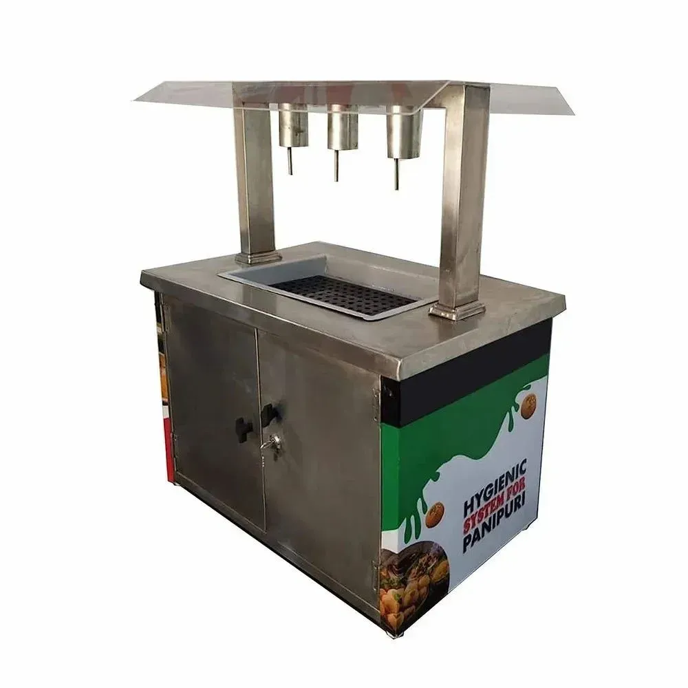 3 nozzle pani puri filling machine