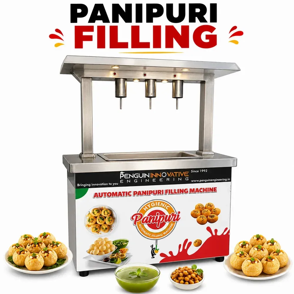 3 nozzle pani puri filling machine