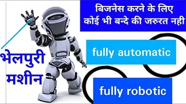 Fully automatic bhelpuri machine