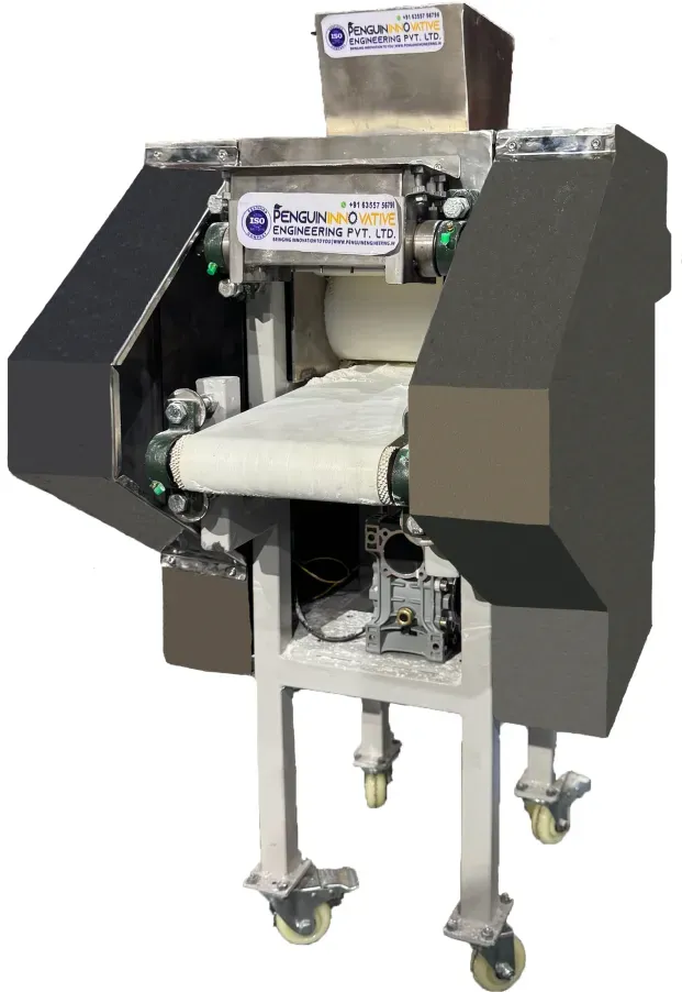 4d 3 roller sheeter with belt
