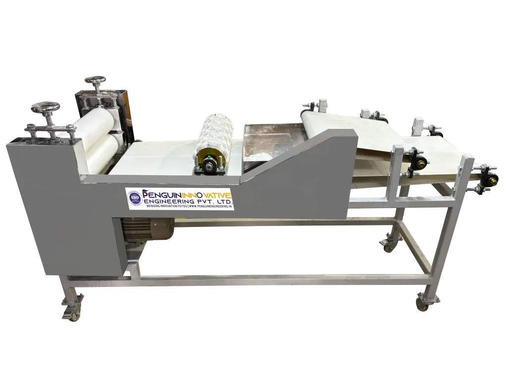 6 die 3 belt making machine
