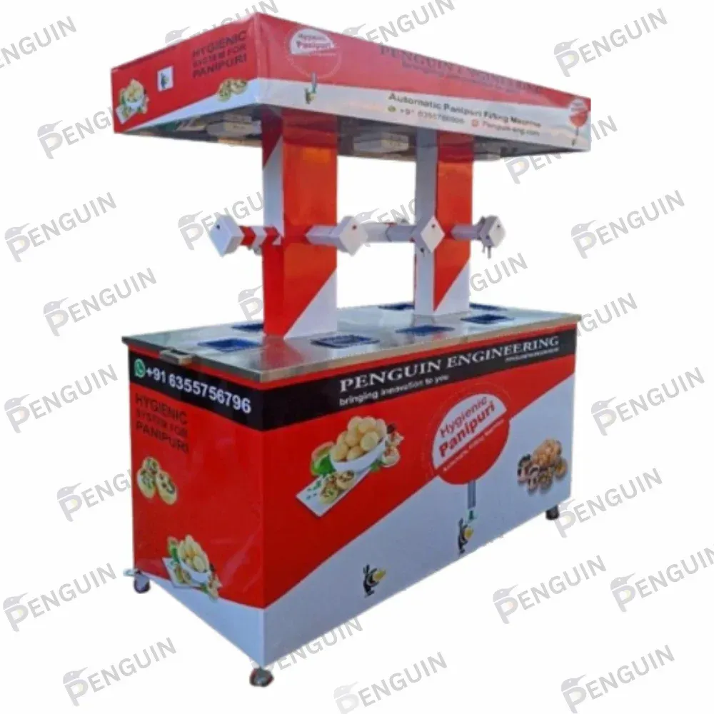 7 nozzle pani puri filling machine