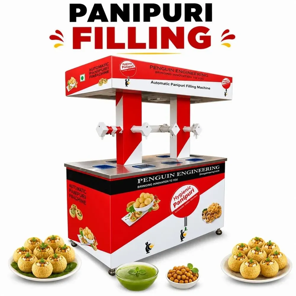 7 nozzle pani puri filling machine