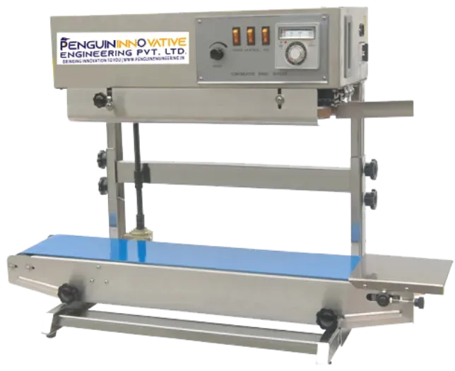 continuous vertical band sealing machine with stand