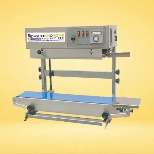 continuous vertical band sealing machine with stand