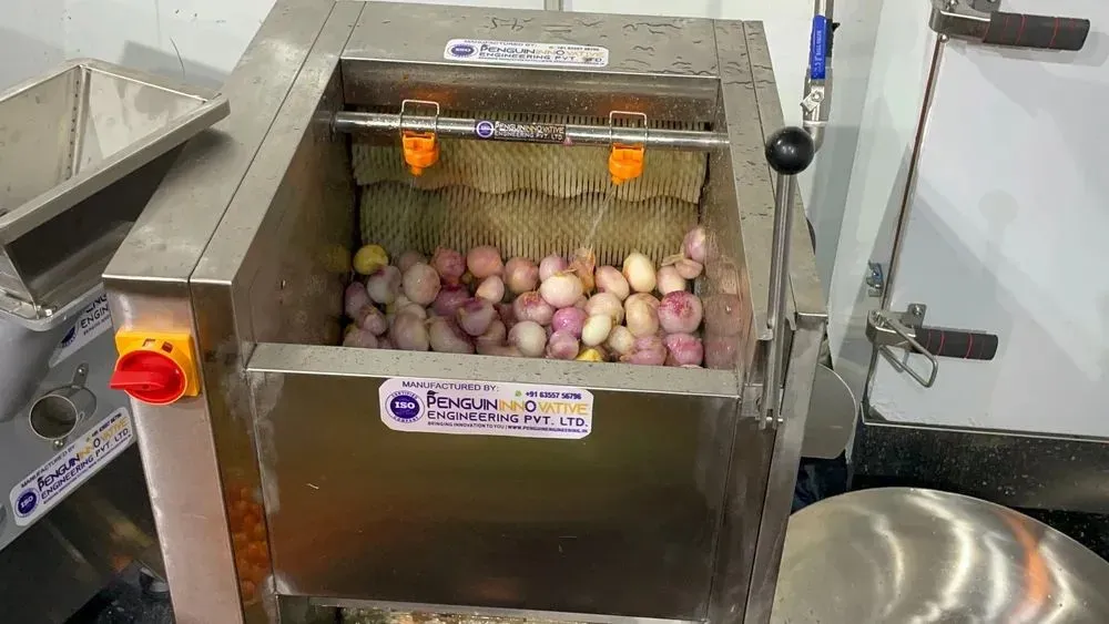 Brush Potato Washing And Peeling Machine