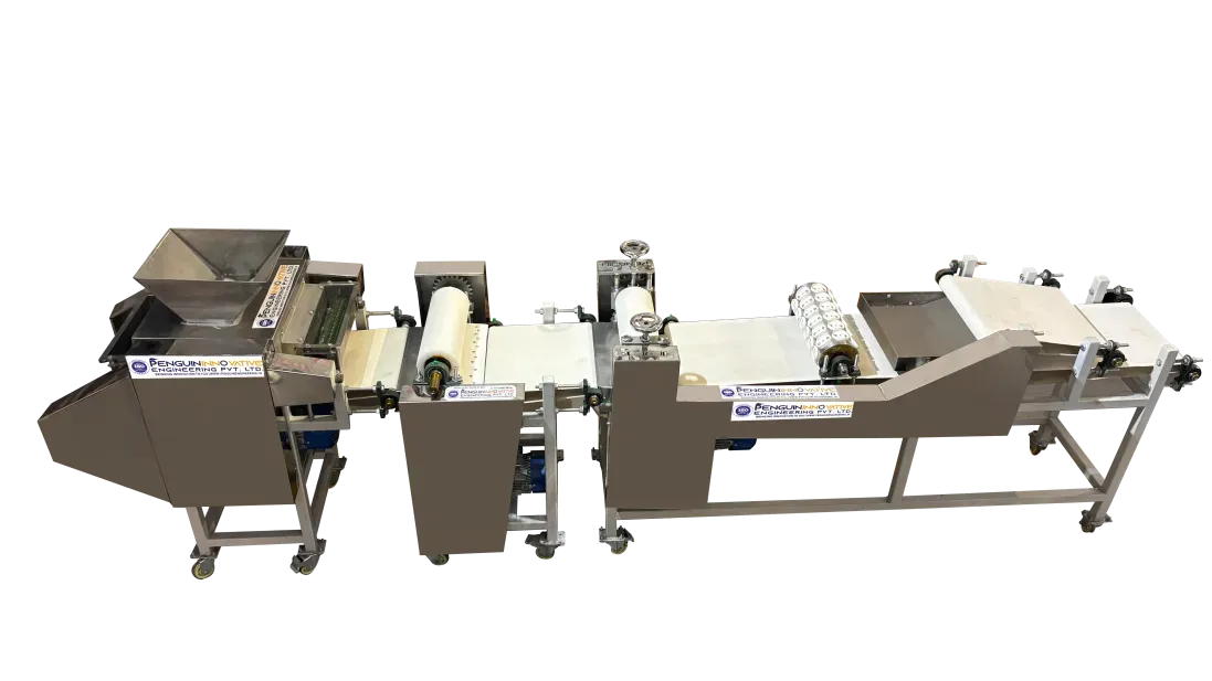 panipuri 6 die combo machine 6d 3 roller sheeter with belt