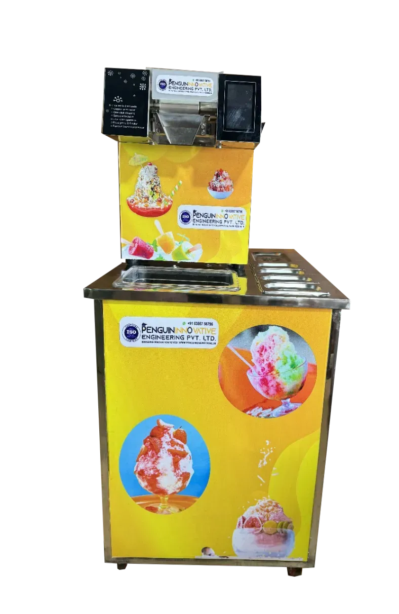 snow ice flake machine with counter
