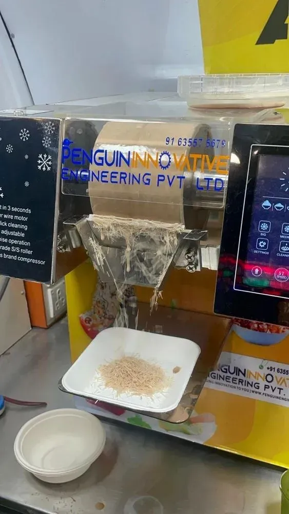 Ice Cream Roll Making Machine